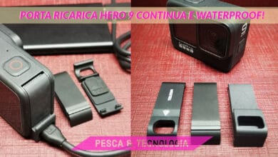 usb gopro porta ricarica waterproof