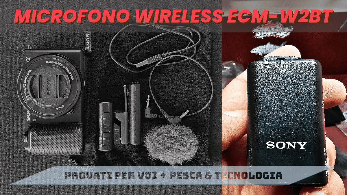 MICROFONO WIRELESS SONY ECM W2BT con sony ZV E10 unboxing TEST AUDIO outdoor