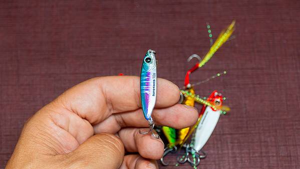 pacco 5 Lurefans Metal Jigging Fishing Lure 7g - immagine 7