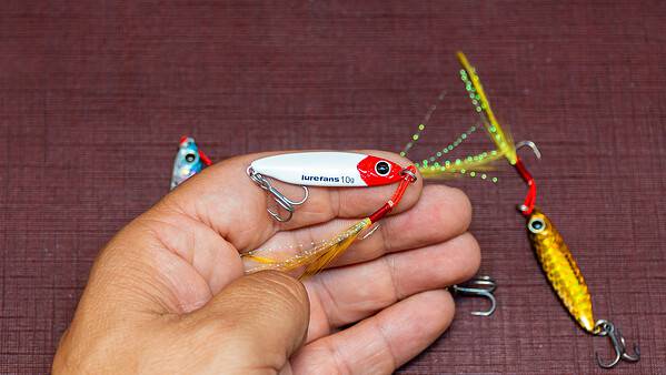 pacco 5 Lurefans Metal Jigging Fishing Lure 7g - immagine 6