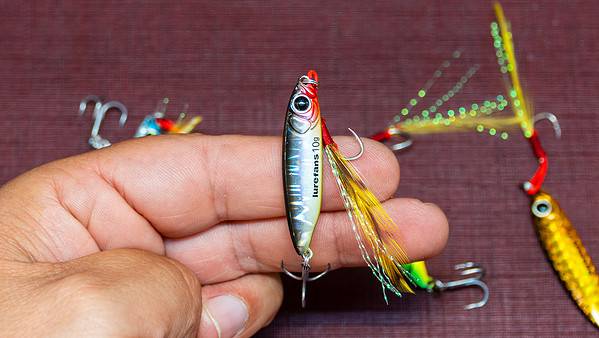 pacco 5 Lurefans Metal Jigging Fishing Lure 7g - immagine 8