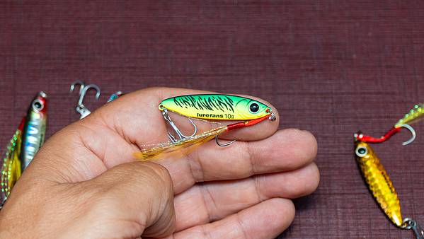 pacco 5 Lurefans Metal Jigging Fishing Lure 7g - immagine 4