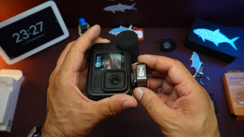SOFIRN SE1 - MINI LAMPADA MULTFUNZIONE - SU GOPRO -SUPPORTO AUTOCOSTRUITO