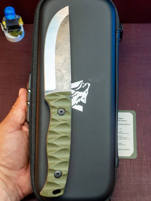 Odenwolf x Kurpfalz Outdoor &ndash; fodero kidex allaccio cintura &ndash; acciaio D2