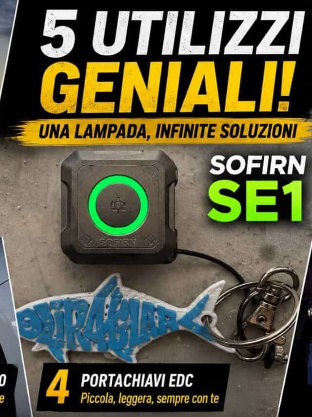SOFIRN SE1 MINI LAMPADA LED MAGNETICA MULTIUSO