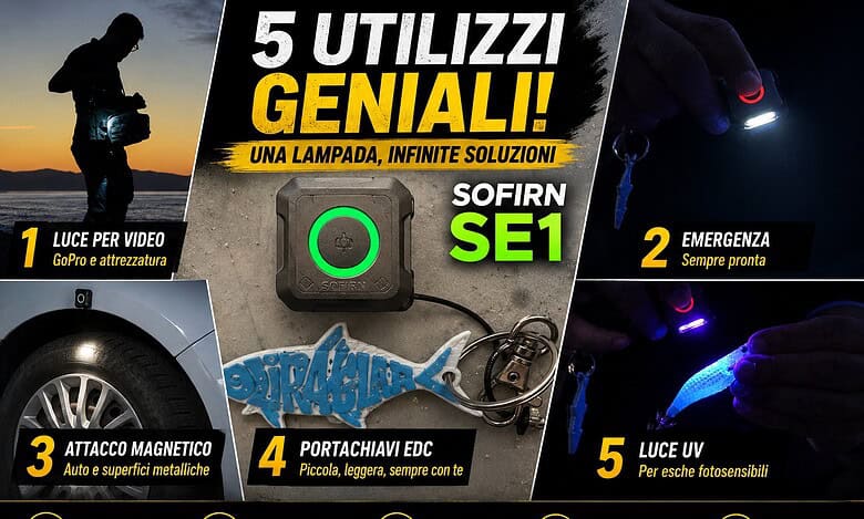 SOFIRN SE1 LAMPADA MULTIUSO
